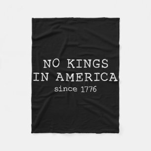 Keine Könige in Amerika seit 1776 Minimalistisch Fleecedecke