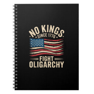 Keine Könige in Amerika seit 1776 Oligarchie Patri Notizblock