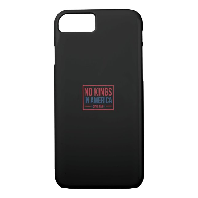 Keine Könige in Amerika seit 1776 Patriotic Retro  Case-Mate iPhone Hülle (Rückseite)