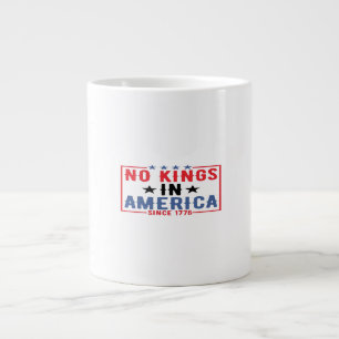 Keine Könige in Amerika seit 1776 Patriotisch Unab Jumbo-Tasse