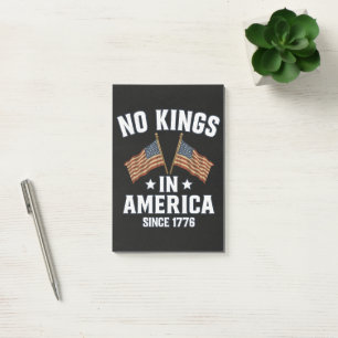 Keine Könige in Amerika seit 1776 Post-it Klebezettel