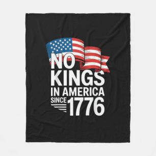Keine Könige in Amerika seit 1776 Protest Kreative Fleecedecke