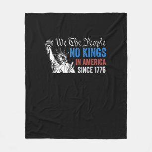 Keine Könige in Amerika seit 1776 Retro Klassiker Fleecedecke