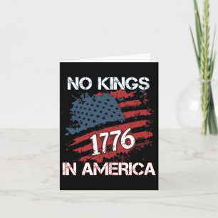 Keine Könige in Amerika seit 1776 störte die Flagg Karte