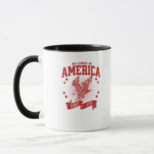 Keine Könige in Amerika seit 1776 USA Adler Tasse