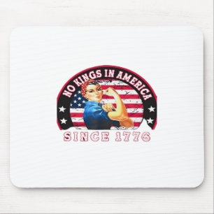 Keine Könige in Amerika seit 1776 USA-Flagge Speic Mousepad