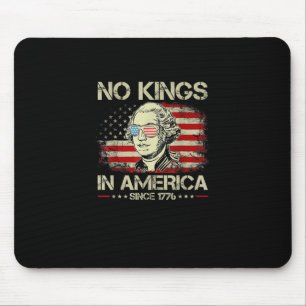 Keine Könige in Amerika seit 1776 Vintage-Flagge Mousepad