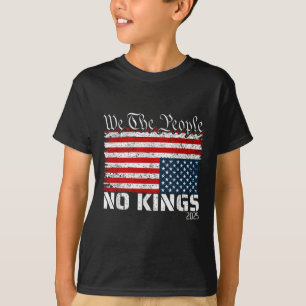 Keine Könige in Amerika stören Fahne nach unten T-Shirt