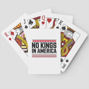 Keine Könige in Amerika USA Bold Design Spielkarten