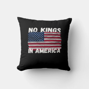 Keine Könige In Amerika USA-Flagge Freedom Classic Kissen
