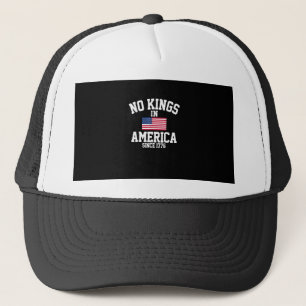Keine Könige in Amerika USA-Flagge Retro Cooler St Truckerkappe