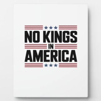Keine Könige in Amerika USA Kreativer Stil Fotoplatte