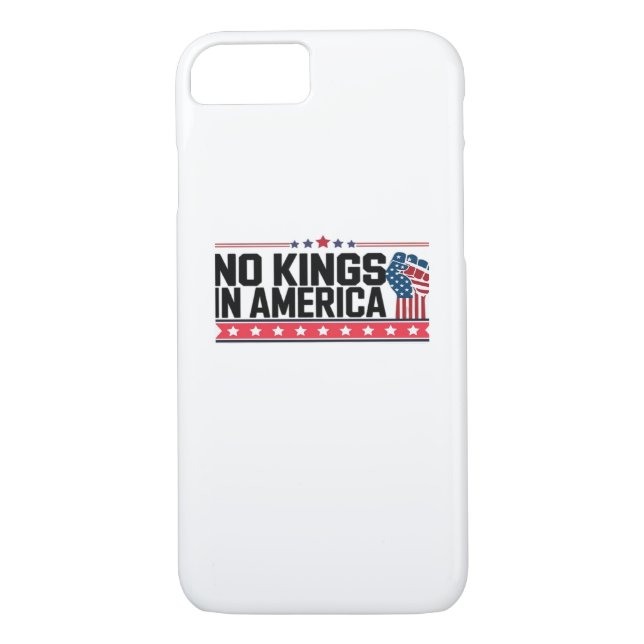 Keine Könige in Amerika USA Minimal Clean Case-Mate iPhone Hülle (Rückseite)