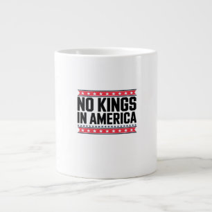 Keine Könige in Amerika USA Minimal Clean Jumbo-Tasse
