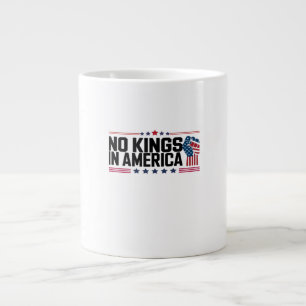 Keine Könige in Amerika USA Patriotischer Stil Jumbo-Tasse