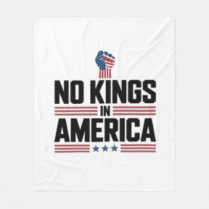 Keine Könige in Amerika USA Retro Klassiker Fleecedecke