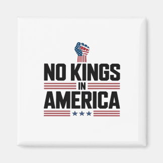 Keine Könige in Amerika USA Retro Klassiker Magnet