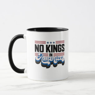 Keine Könige in Amerika USA Retro Klassiker Tasse