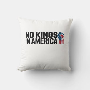 Keine Könige in Amerika USA Vintage-Grafik Kissen