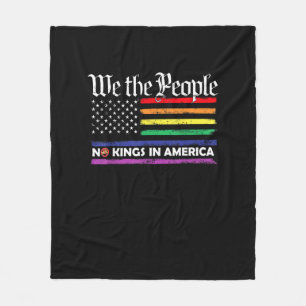 Keine Könige In Amerika We The People Kreatives De Fleecedecke