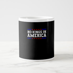 Keine Könige in Amerika widerstehen Retro-Vintage- Jumbo-Tasse