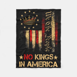 Keine Könige in Amerika Wir, das politische Shirt  Fleecedecke