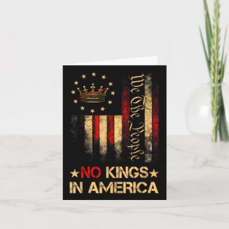 Keine Könige in Amerika Wir, das politische Shirt  Karte