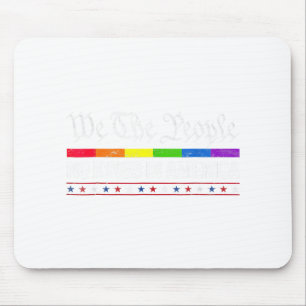 Keine Könige in Amerika Wir, das politische Shirt Mousepad