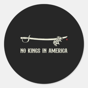 Keine Könige in Amerika Wir, das politische Volk,  Runder Aufkleber