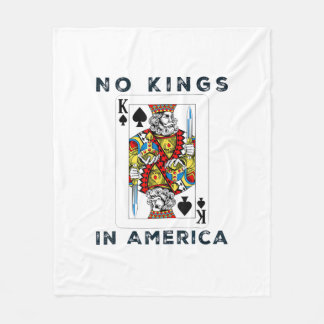 Keine Könige In Amerika Wir Das Volk Kreativer Sti Fleecedecke