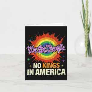 Keine Könige in Amerika, wir, das Volk, politische Karte