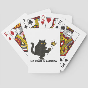 Keine Könige in Amerika, wir, das Volk, politische Spielkarten