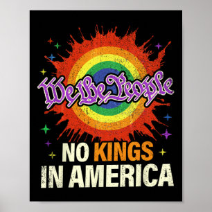 Keine Könige in Amerika Wir, das Volk politische V Poster