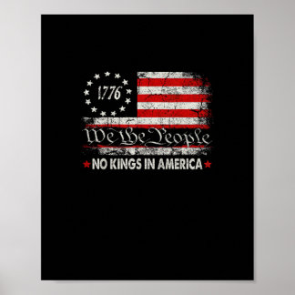 Keine Könige In Amerika Wir Das Volk Retro Cool Poster
