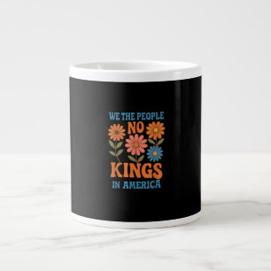 Keine Könige In Amerika Wir, Das Volk Retro Liebha Jumbo-Tasse