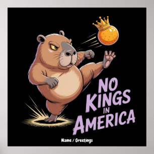 Keine Könige in Amerika Wir haben das Volk politis Poster