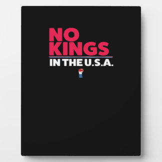 Keine Könige In Den USA Trendiges Grafikdesign Fotoplatte