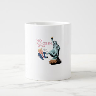 Keine Könige In USA Statue Des Rauskickens Fump Kl Jumbo-Tasse