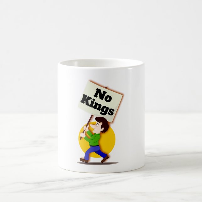 Keine Könige Kaffeetasse (Mittel)