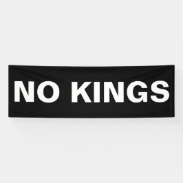 Keine Könige kühne politische Proteste Banner
