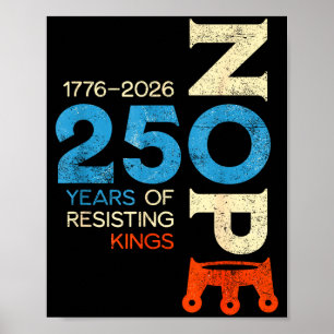 Keine Könige marschieren 28 2026 Protestschild  Poster