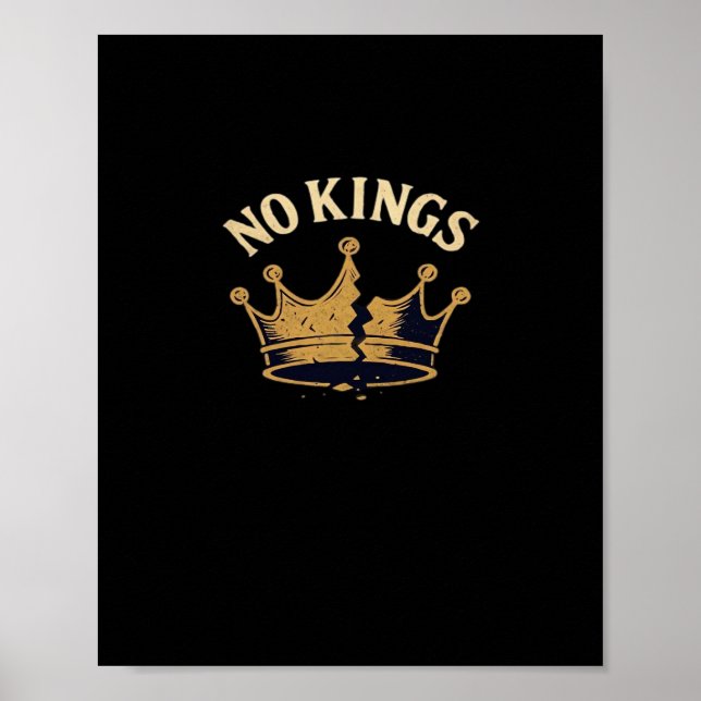 Keine Könige Minimal Sauber Poster (Vorne)