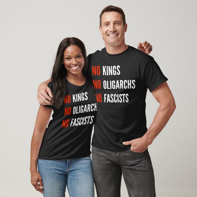 Keine Könige Oligarchen Faschisten T-Shirt (Unisex)
