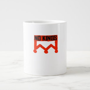 Keine Könige Protest Grafik Grunge Krone Amerikan  Jumbo-Tasse