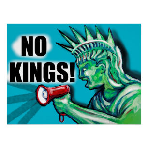 Keine Könige, Protest Statue of Liberty Poster