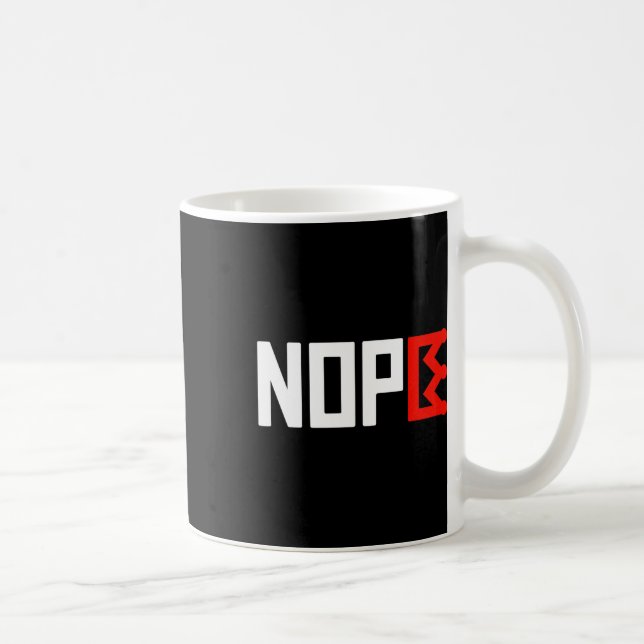 Keine Könige Protest Zeichen horizontal Kaffeetasse (Rechts)