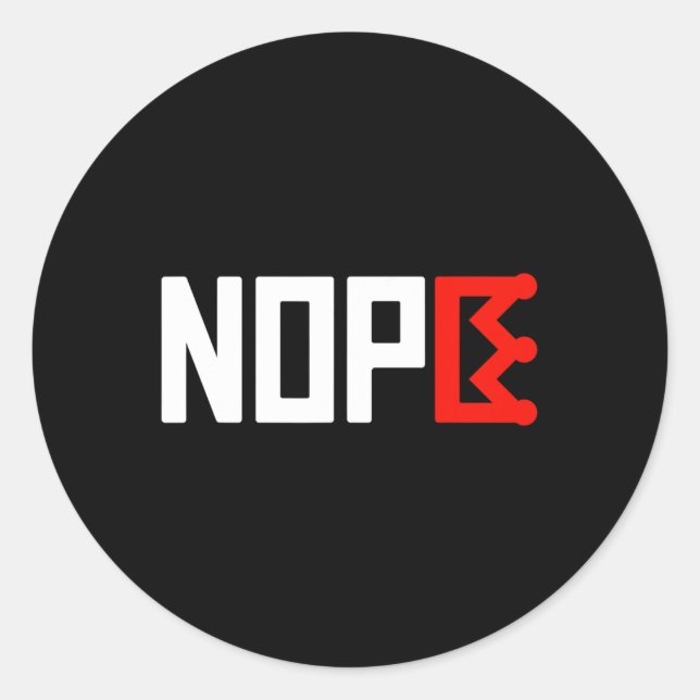 Keine Könige Protest Zeichen horizontal Runder Aufkleber (Vorderseite)