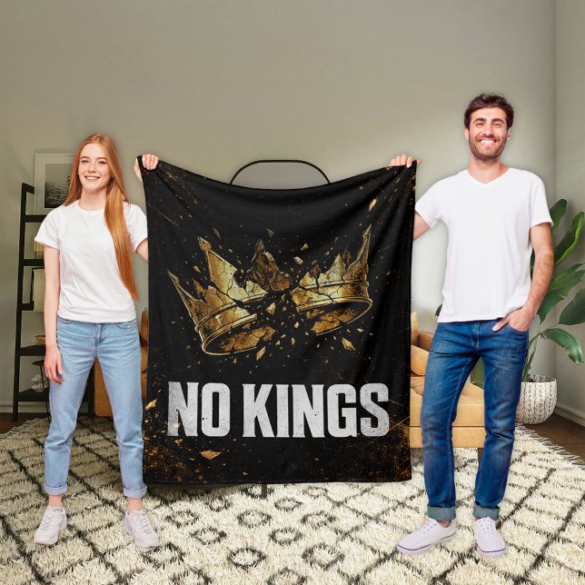 Keine Könige protestieren Fleecedecke (Von Creator hochgeladen)