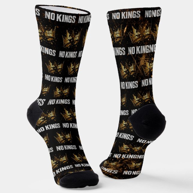 Keine Könige protestieren Socken (Gewinkelt)