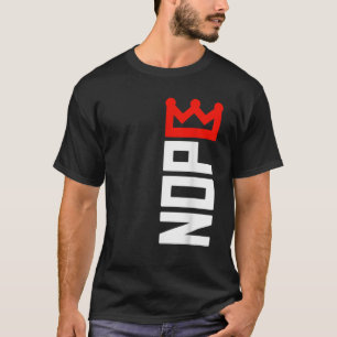 Keine Könige Protestschild Vertikal T-Shirt